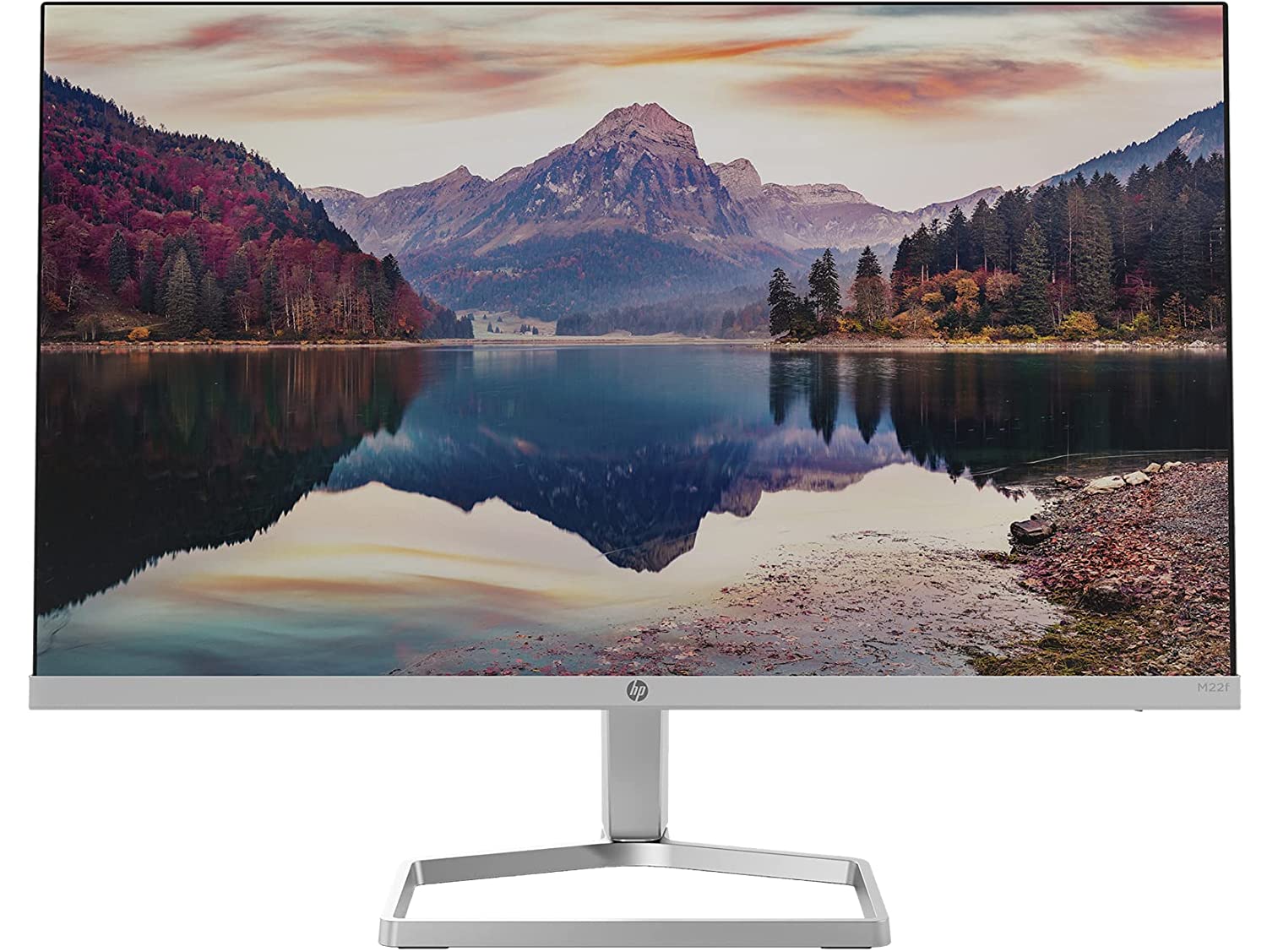 HP M22f 21.5-Inch(54.6cm) Eyesafe Certified Full HD IPS 3-Sided Micro-Edge Monitor, 75Hz, AMD Free Sync with 1xVGA, 1xHDMI 1.4 Ports, 300 nits(2E2Y3AA)