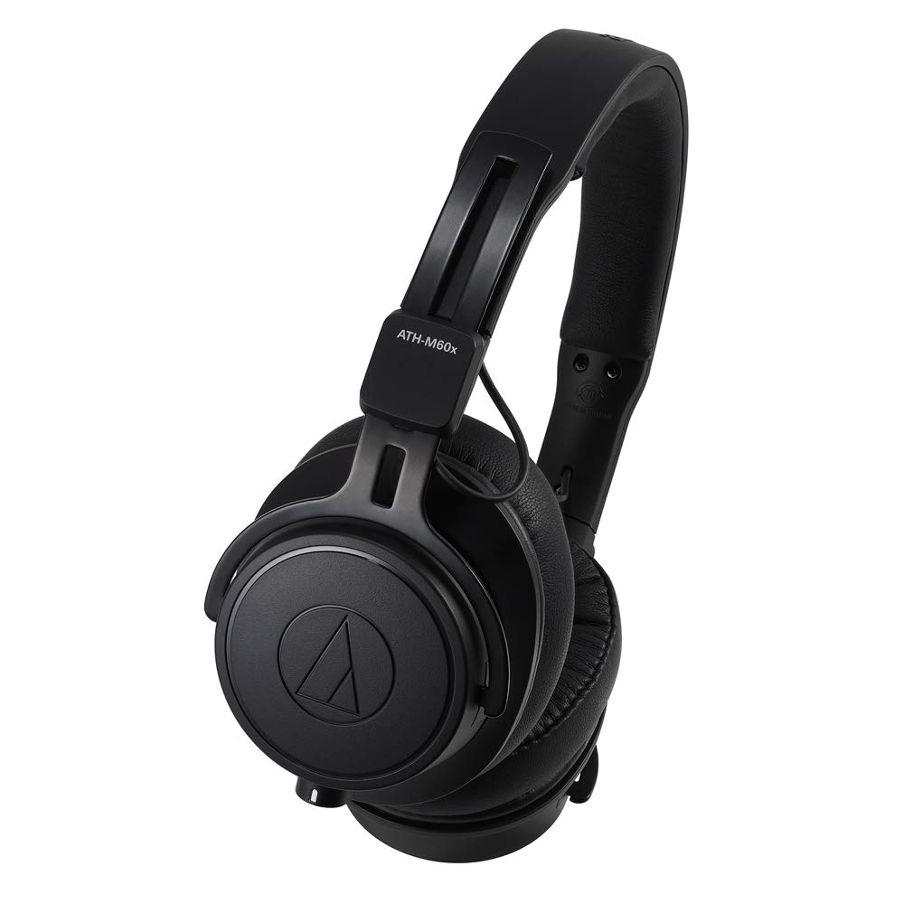 Audio-Technica ATH-M60X Wired On Ear Headphone without Mic (Black)