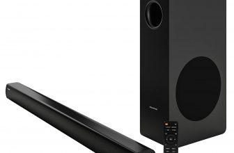 Blaupunkt Germany’s SBW200 160 Watt 2.1 Soundbar with 8 Inch Subwoofer, HDMI-ARC, AUX, Bluetooth and Remote Control