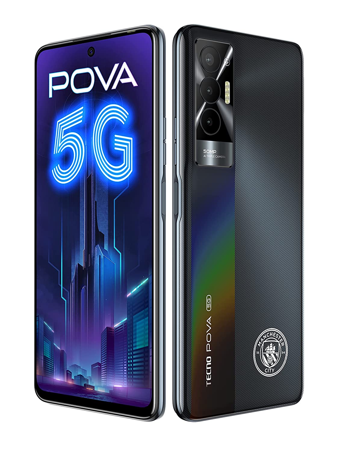 Tecno POVA 5G (8GB+128GB) |3GB Extended Virtual RAM |Dimensity 900 5G Processor | 120Hz Refresh Rate| 6.9″ FHD+ | 6000mAh | 50MP AI Triple Rear Camera
